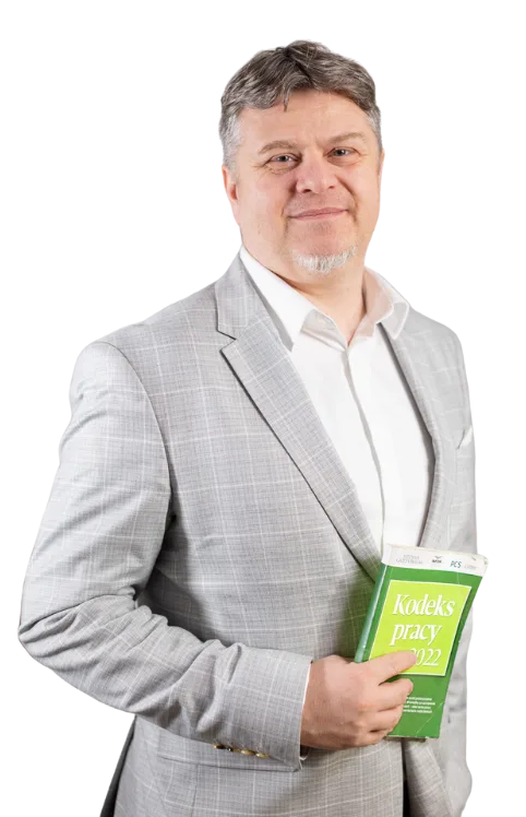 Daniel Pałyga – były inspektor pracy, trener kursu kadrowego od podstaw, z Kodeksem pracy 2022 w dłoni